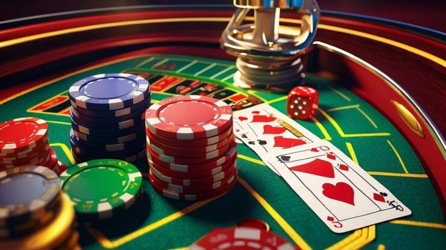 casino-mix-slot-machine-roulette-dice-set-card-chips-3d-render-3d-rendering-illustration_1199132-205220